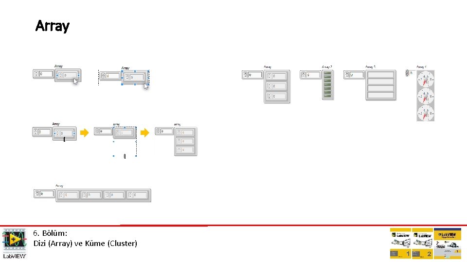 Array 6. Bölüm: Dizi (Array) ve Küme (Cluster) 