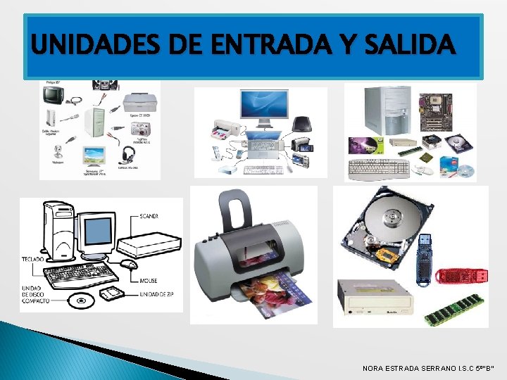 UNIDADES DE ENTRADA Y SALIDA NORA ESTRADA SERRANO I. S. C 5º"B" 