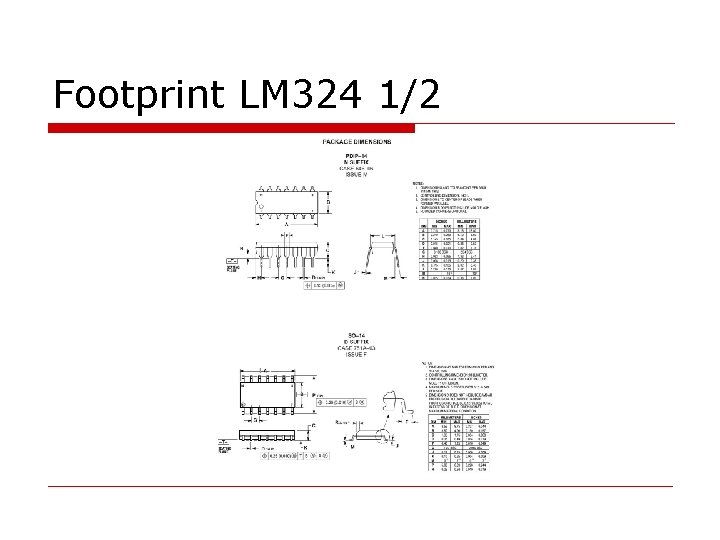 Footprint LM 324 1/2 