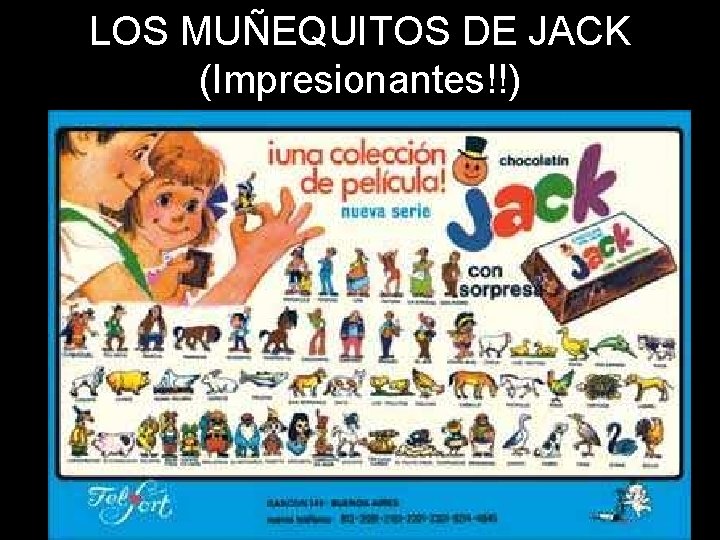 LOS MUÑEQUITOS DE JACK (Impresionantes!!) 