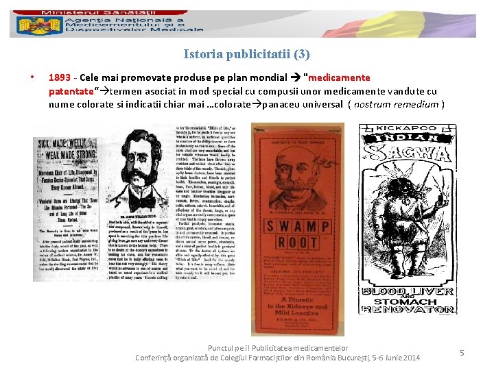 Istoria publicitatii (3) • 1893 - Cele mai promovate produse pe plan mondial "medicamente