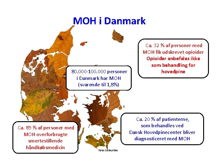 MOH i Danmark 80. 000 -100. 000 personer i Danmark har MOH (svarende til