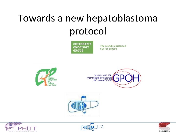 Towards a new hepatoblastoma protocol 