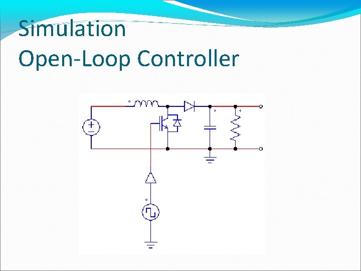 Simulation Open-Loop Controller 