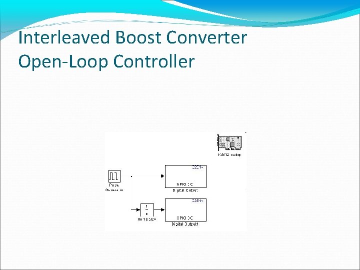 Interleaved Boost Converter Open-Loop Controller 