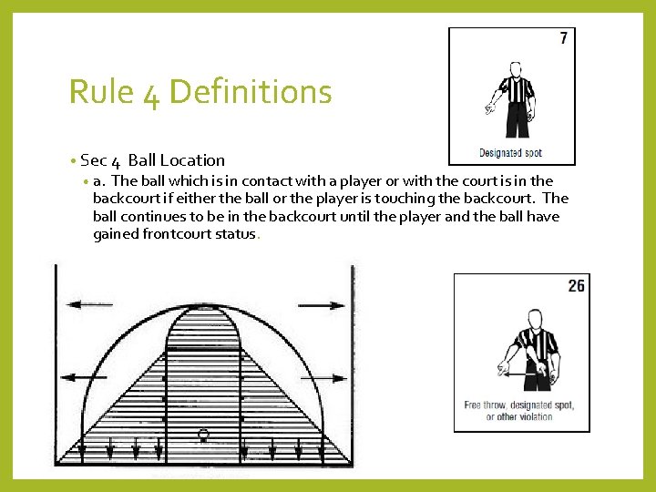 Rule 4 Definitions • Sec 4 • a. Ball Location The ball which is