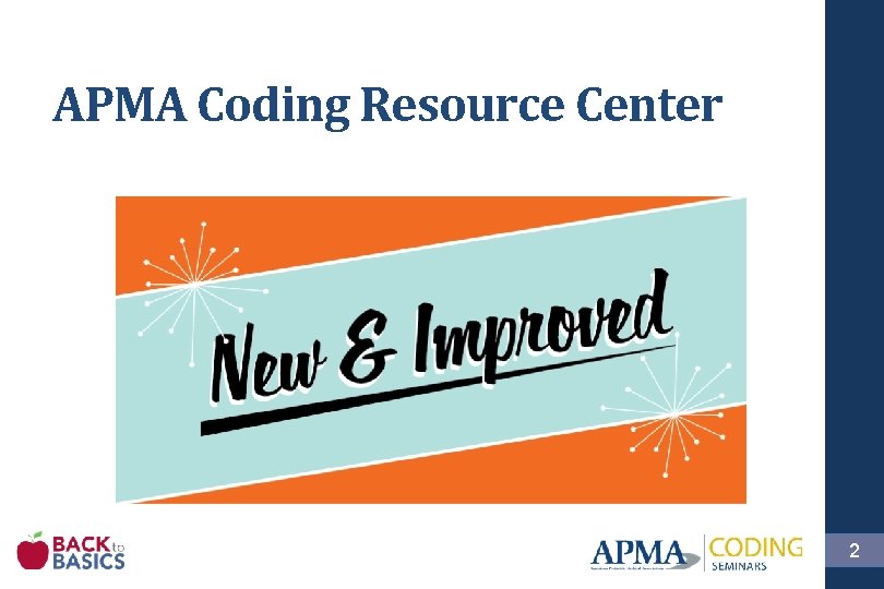 APMA Coding Resource Center 2 