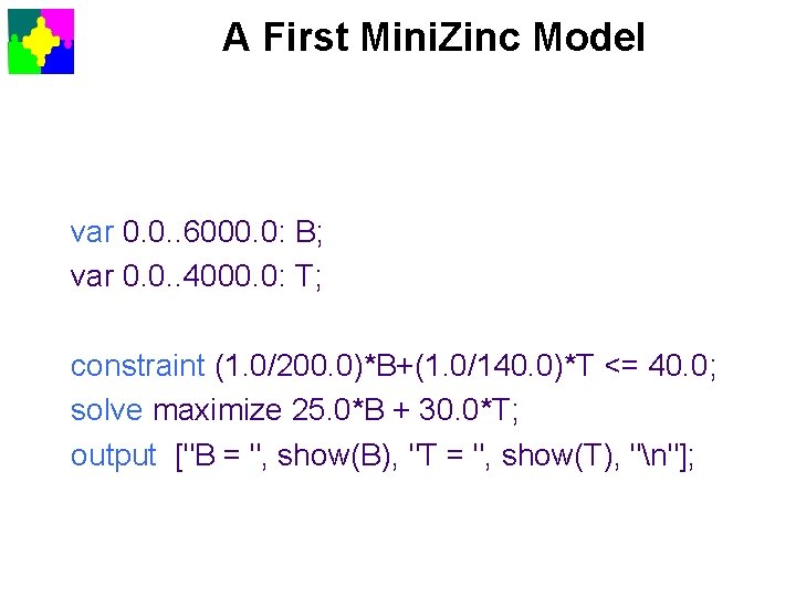 A First Mini. Zinc Model var 0. 0. . 6000. 0: B; var 0.