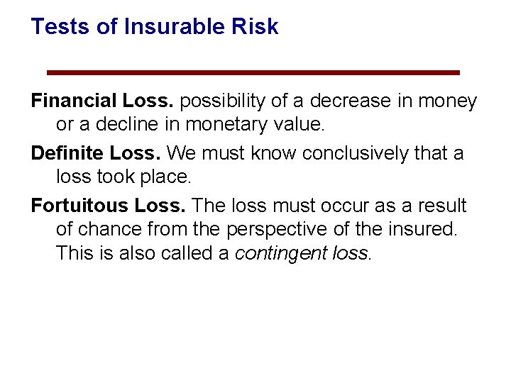 A Condition That Increases The Possibility Of Financial Loss Presentation U S Commercial Property and Liability Insurance