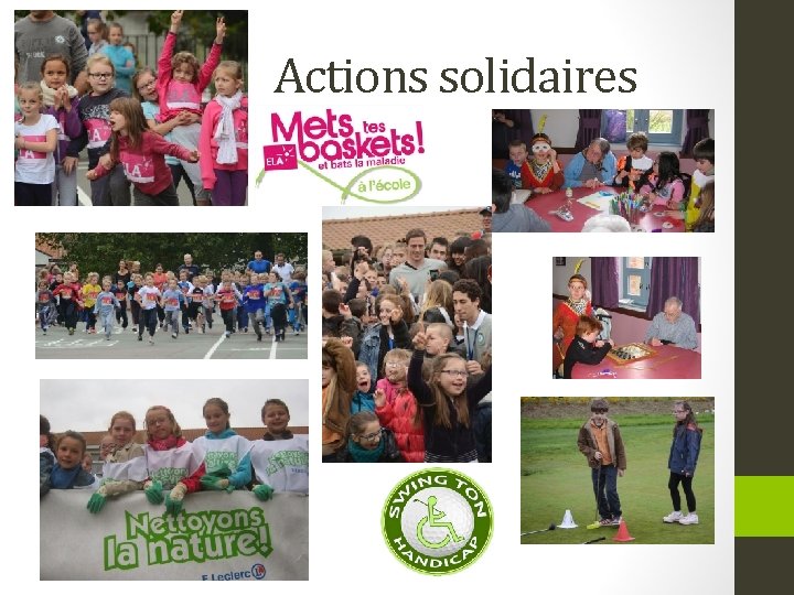 Actions solidaires 