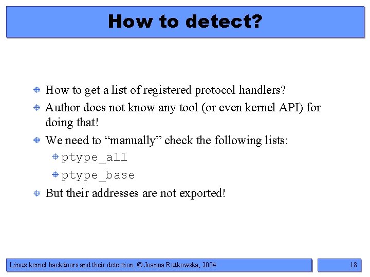 How to detect? How to get a list of registered protocol handlers? Author does