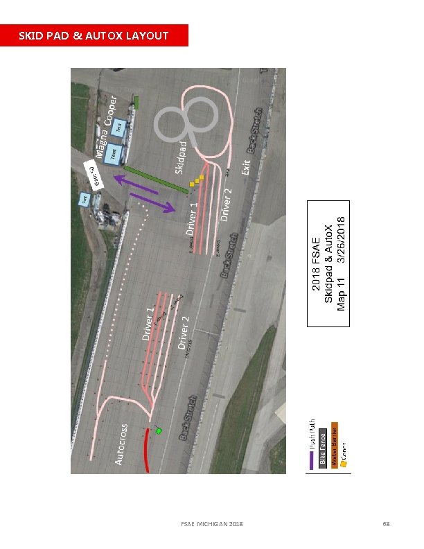 SKID PAD & AUTOX LAYOUT FSAE MICHIGAN 2018 68 