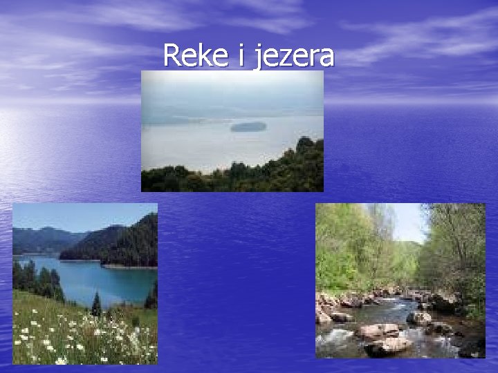 Reke i jezera 