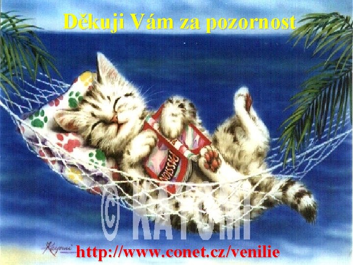 Děkuji Vám za pozornost http: //www. conet. cz/venilie 