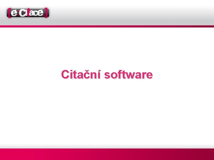 Citační software 