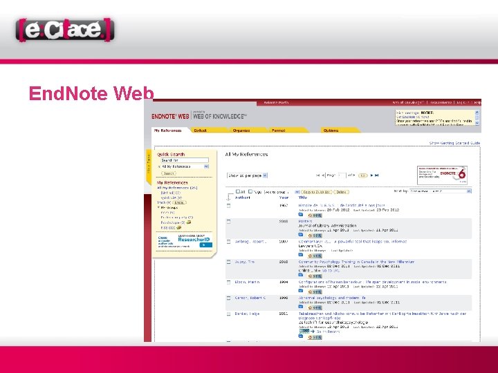 End. Note Web 
