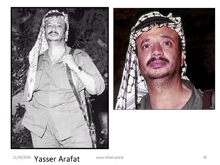 11/30/2020 Yasser Arafat www. nilson. pro. br 26 
