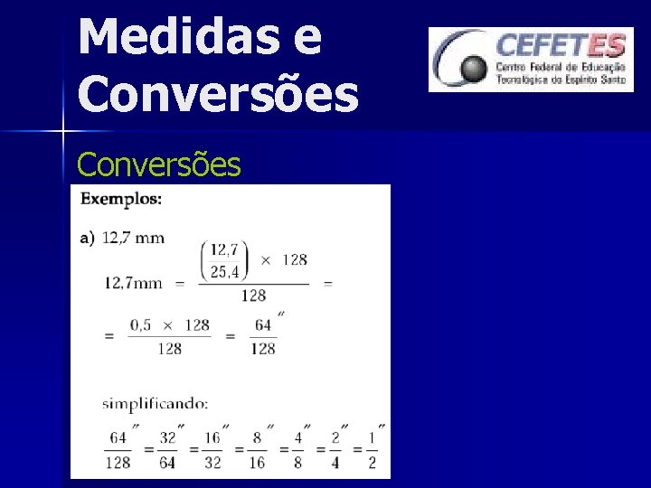 Medidas e Conversões 