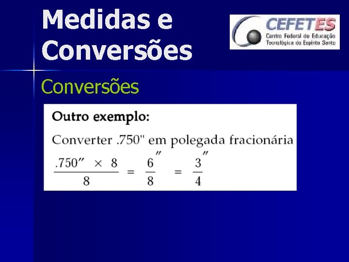 Medidas e Conversões 