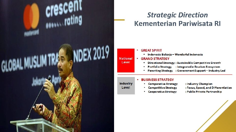 Strategic Direction Kementerian Pariwisata RI 