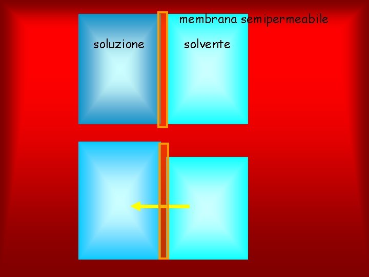 membrana semipermeabile soluzione solvente 