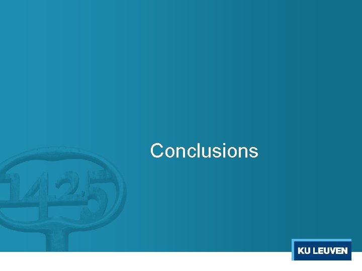 Conclusions 