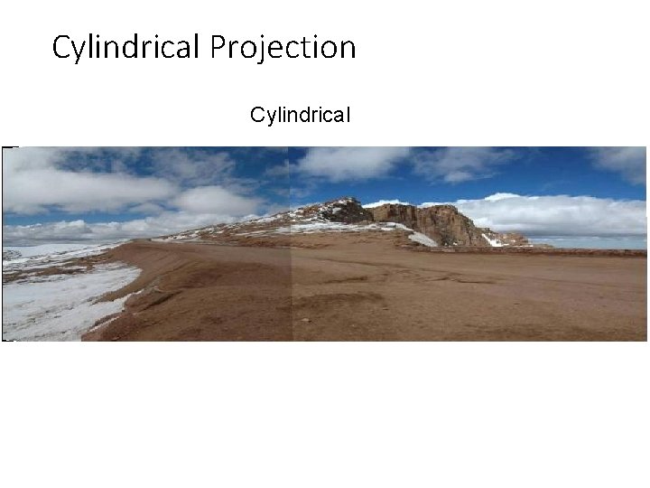 Cylindrical Projection Cylindrical 