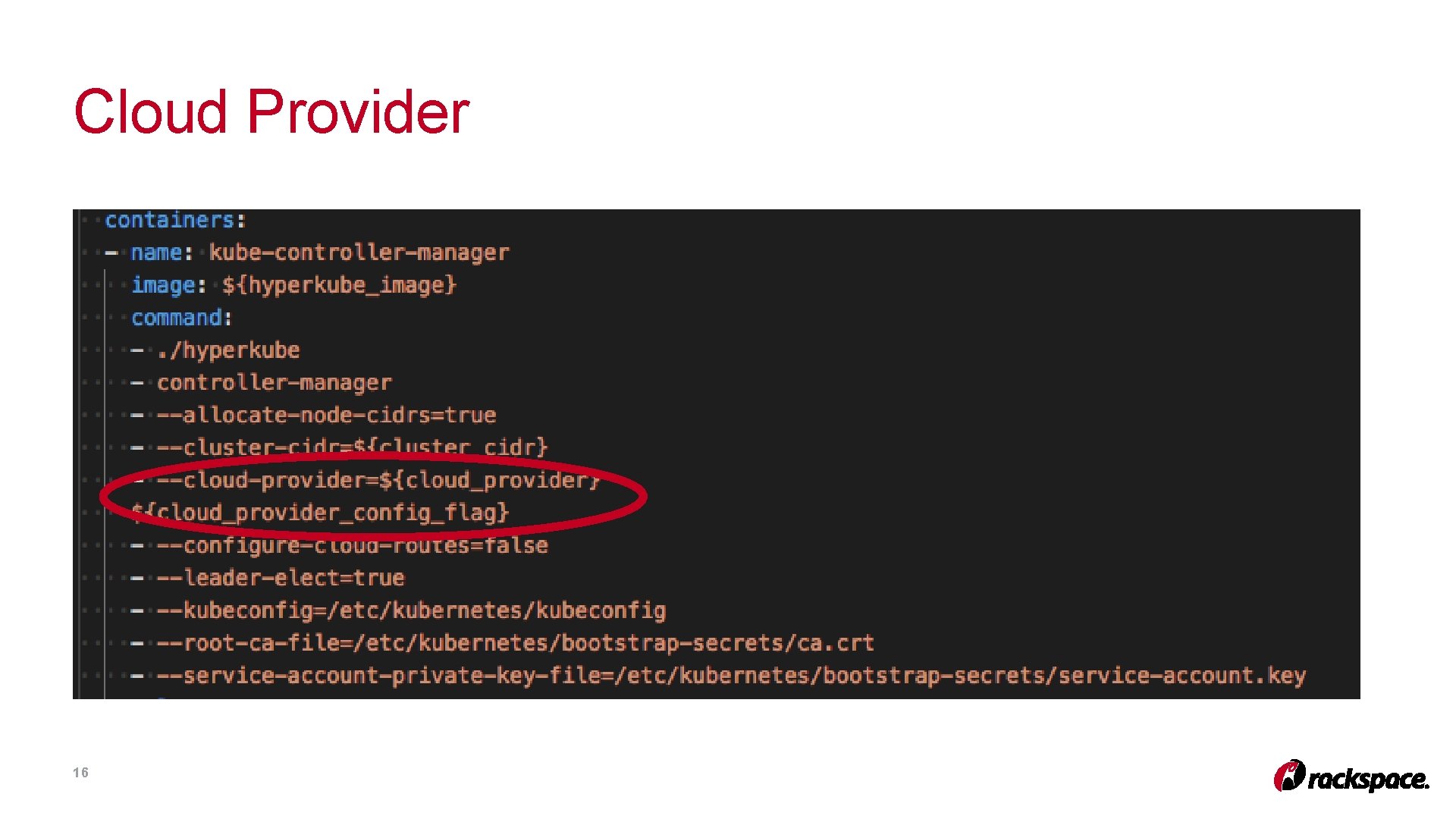Cloud Provider 16 Cloud Provider 16