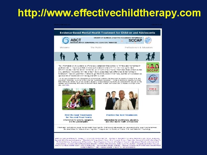 http: //www. effectivechildtherapy. com 