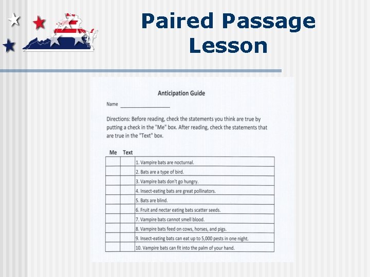 Paired Passage Lesson 