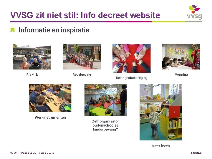 VVSG zit niet stil: Info decreet website VVSG - Werkgroep BAR - sessie 3