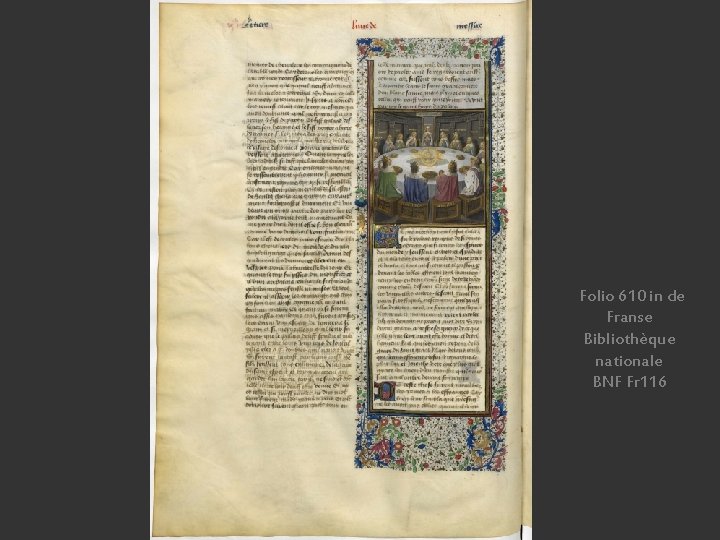 Folio 610 in de Franse Bibliothèque nationale BNF Fr 116 