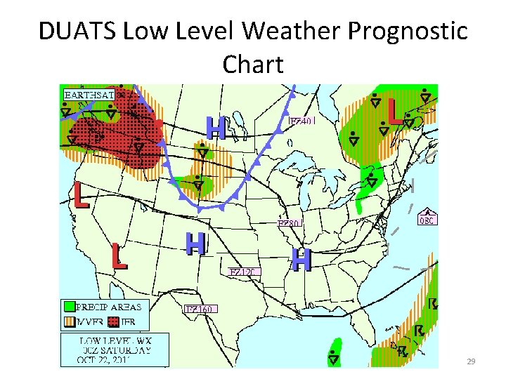 DUATS Low Level Weather Prognostic Chart 29 