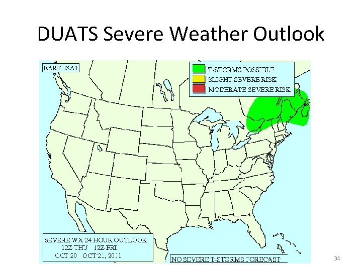 DUATS Severe Weather Outlook 34 