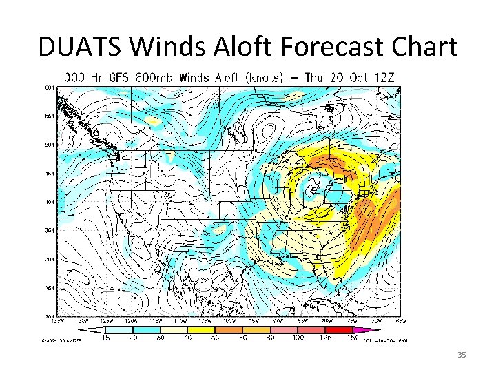 DUATS Winds Aloft Forecast Chart 35 