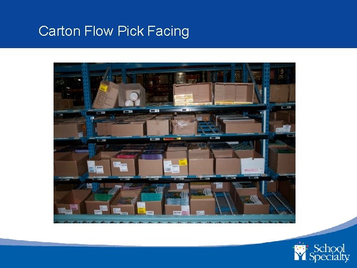 Carton Flow Pick Facing 