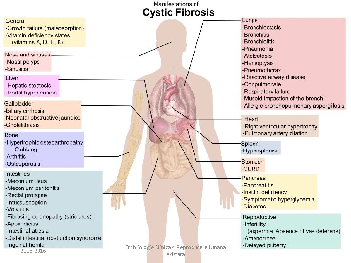 2015 -2016 Embriologie Clinica si Reproducere Umana Asistata 