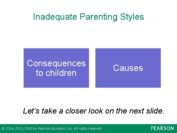 Inadequate Parenting Styles Consequences to children Causes Let’s take a closer look on the