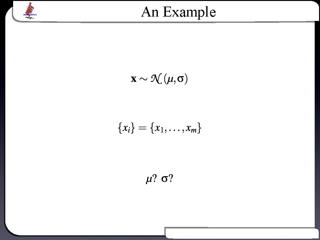 An Example Text Introduction to Bayesian Inference 