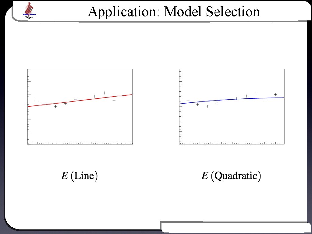 Application: Model Selection Text Introduction to Bayesian Inference 