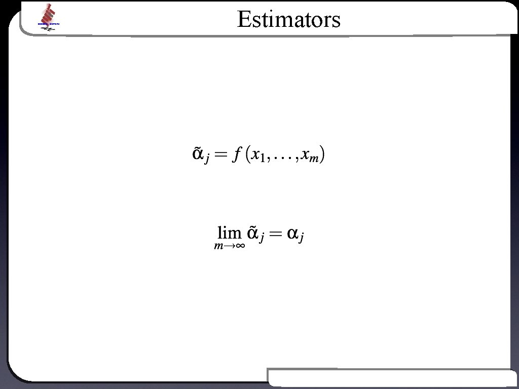 Estimators Text Introduction to Bayesian Inference 