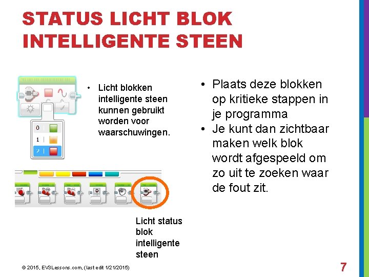 STATUS LICHT BLOK INTELLIGENTE STEEN • Licht blokken intelligente steen kunnen gebruikt worden voor