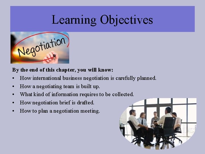 Learning Objectives By the end of this chapter, you will know: • How international Learning Objectives By the end of this chapter, you will know: • How international