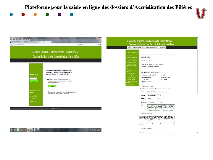 Plateforme pour la saisie en ligne des dossiers d’Accréditation des Filières 