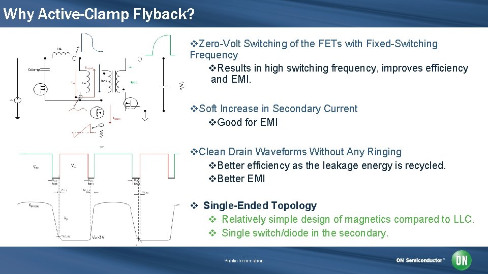Why Active-Clamp Flyback? v. Zero-Volt Switching of the FETs with Fixed-Switching Frequency v. Results