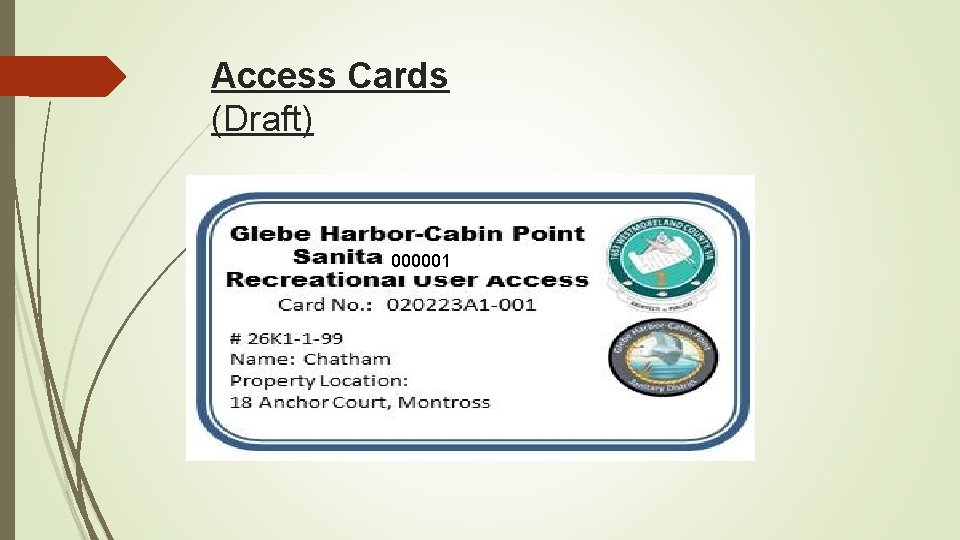 Access Cards (Draft) 000001 