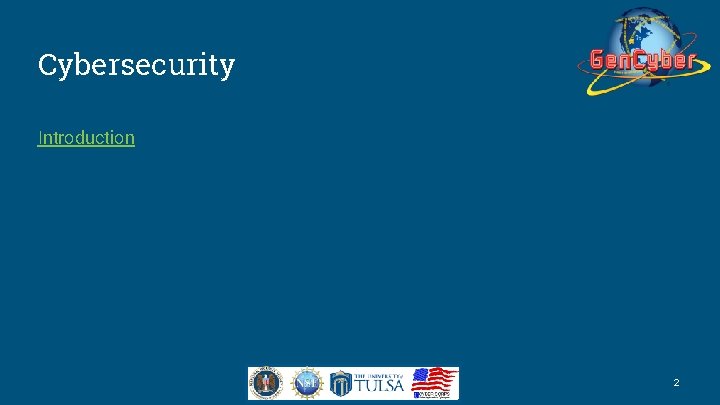 Cybersecurity Introduction 2 