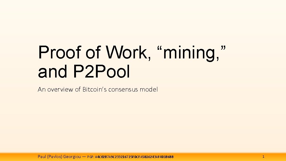 bitcoin p2pool