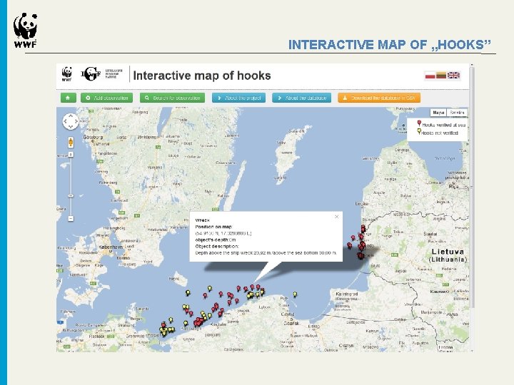 INTERACTIVE MAP OF „HOOKS” 