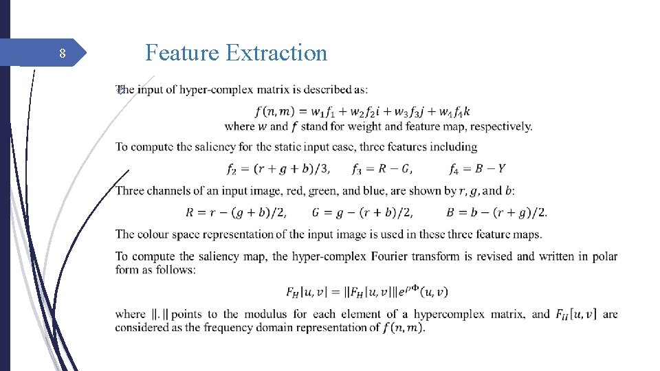 Feature Extraction 8 